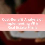 Cost-Benefit Analysis of Implementing VR in Real Estate Firms