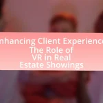 Enhancing Client Experience: The Role of VR in Real Estate Showings