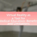 Virtual Reality as a Tool for Medical Education: Benefits and Limitations